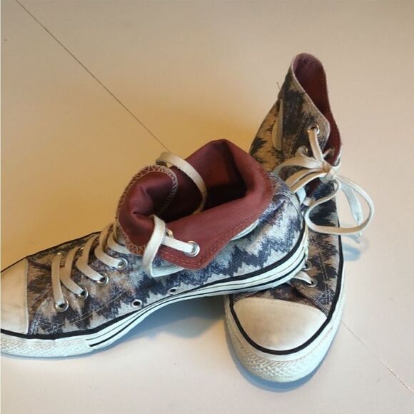 Converse Missoni X Limited Edition Chuck Taylor Sparkly Aztec design Shoes - Picture 2 of 7